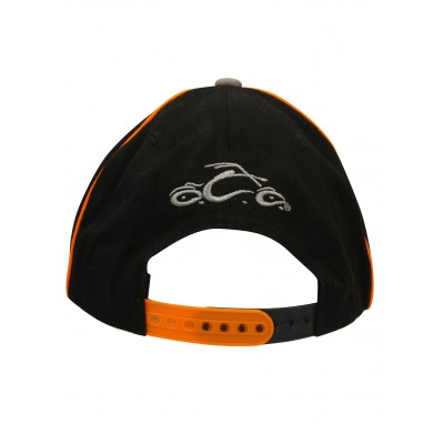 ORANGE COUNTY CHOPPERES- KŠILTOVKA Acrylic Snapback Black, Grey & Orange OCC Paul Senior Cap