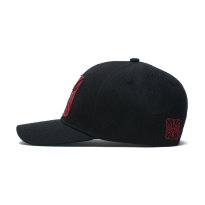 Бейсболка West Coast Choppers Red Cross Roundbill Snapback Кепка чорна