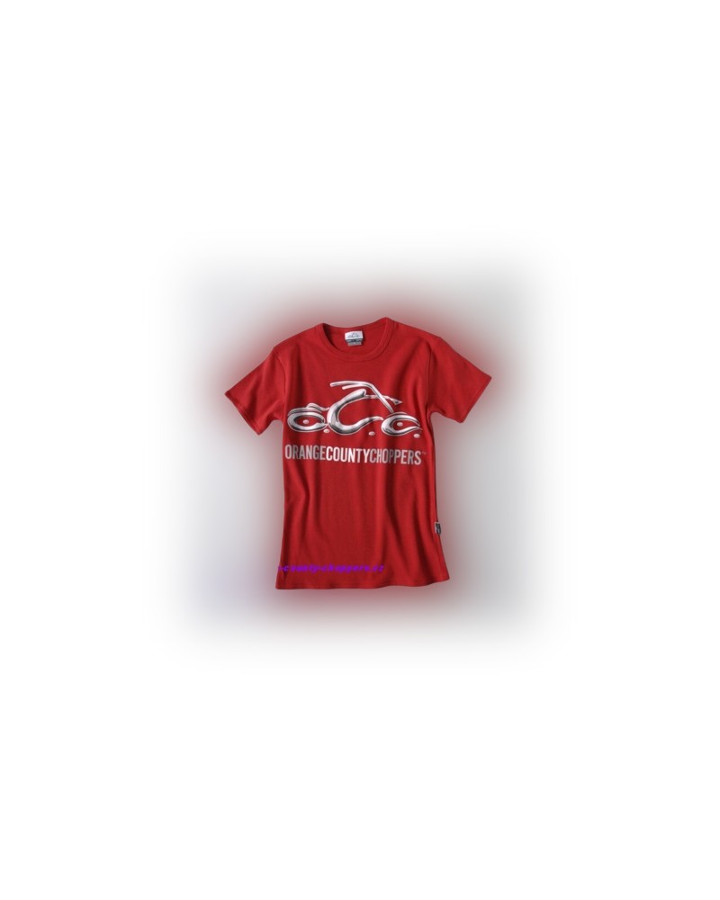 dámské-triko-s-krátkým-rukávem-OCC-červené